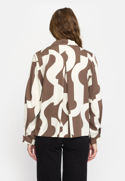 Soft Rebels SRFiona Shirt Shirts & Blouse 741 Earthy Artscape