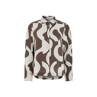 Soft Rebels SRFiona Shirt Shirts & Blouse 741 Earthy Artscape