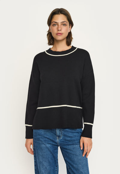Soft Rebels SRFlora Knit Knitwear 001 Black