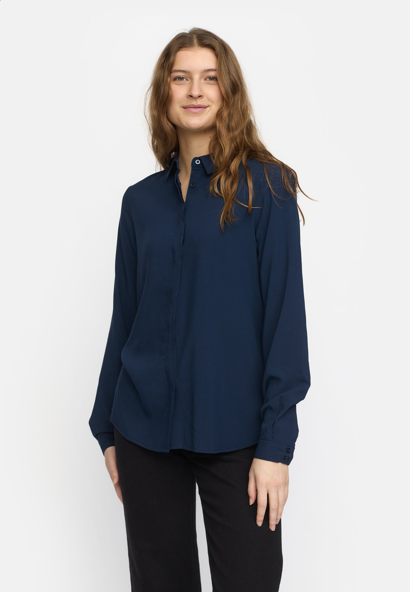 Soft Rebels SRFreedom LS Shirt Shirts & Blouse 235 Total Eclipse