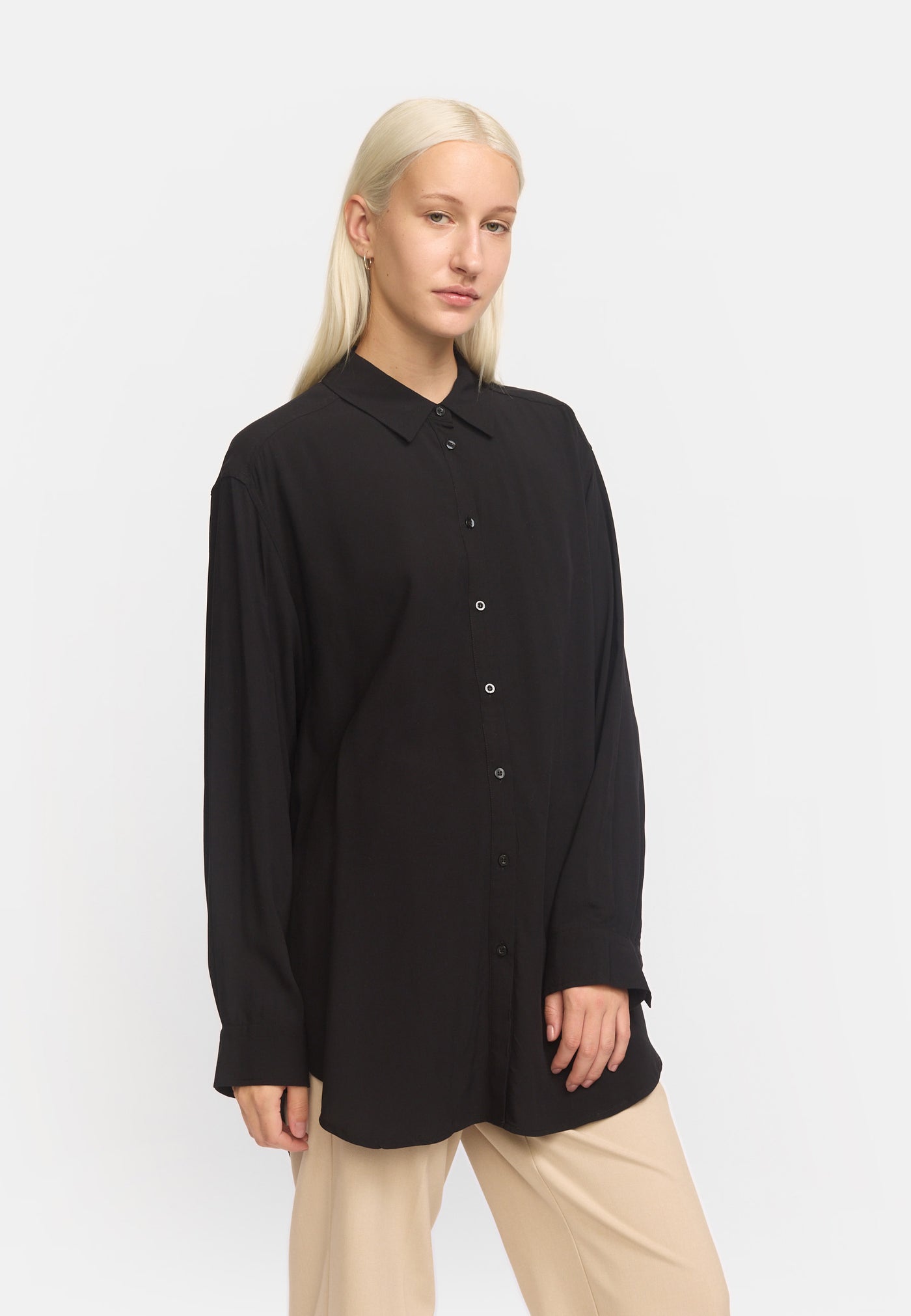 Soft Rebels SRFreedom Loose Shirt Shirts & Blouse 001 Black