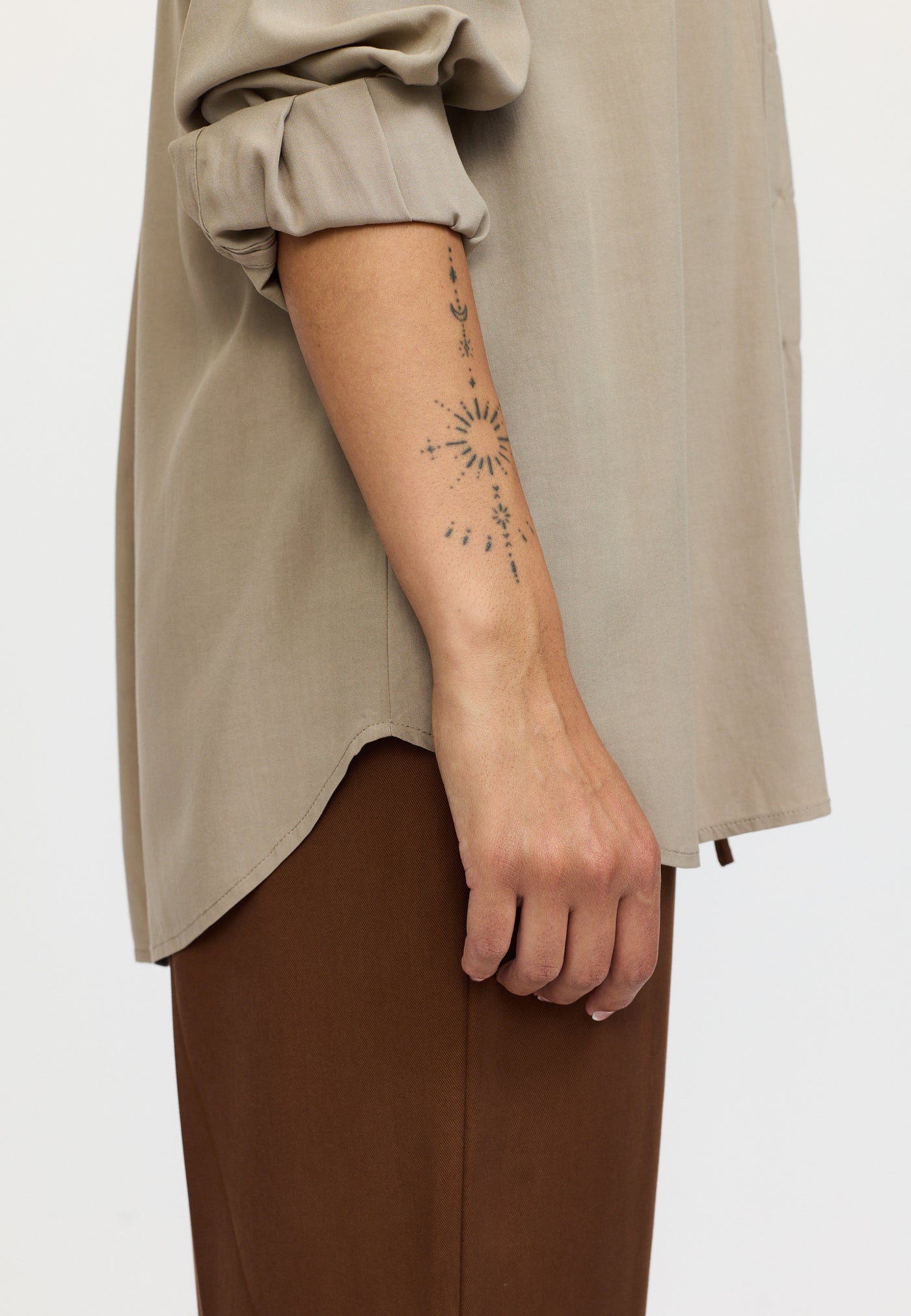 Soft Rebels SRFreedom Loose Shirt Shirts & Blouse 884 Greige