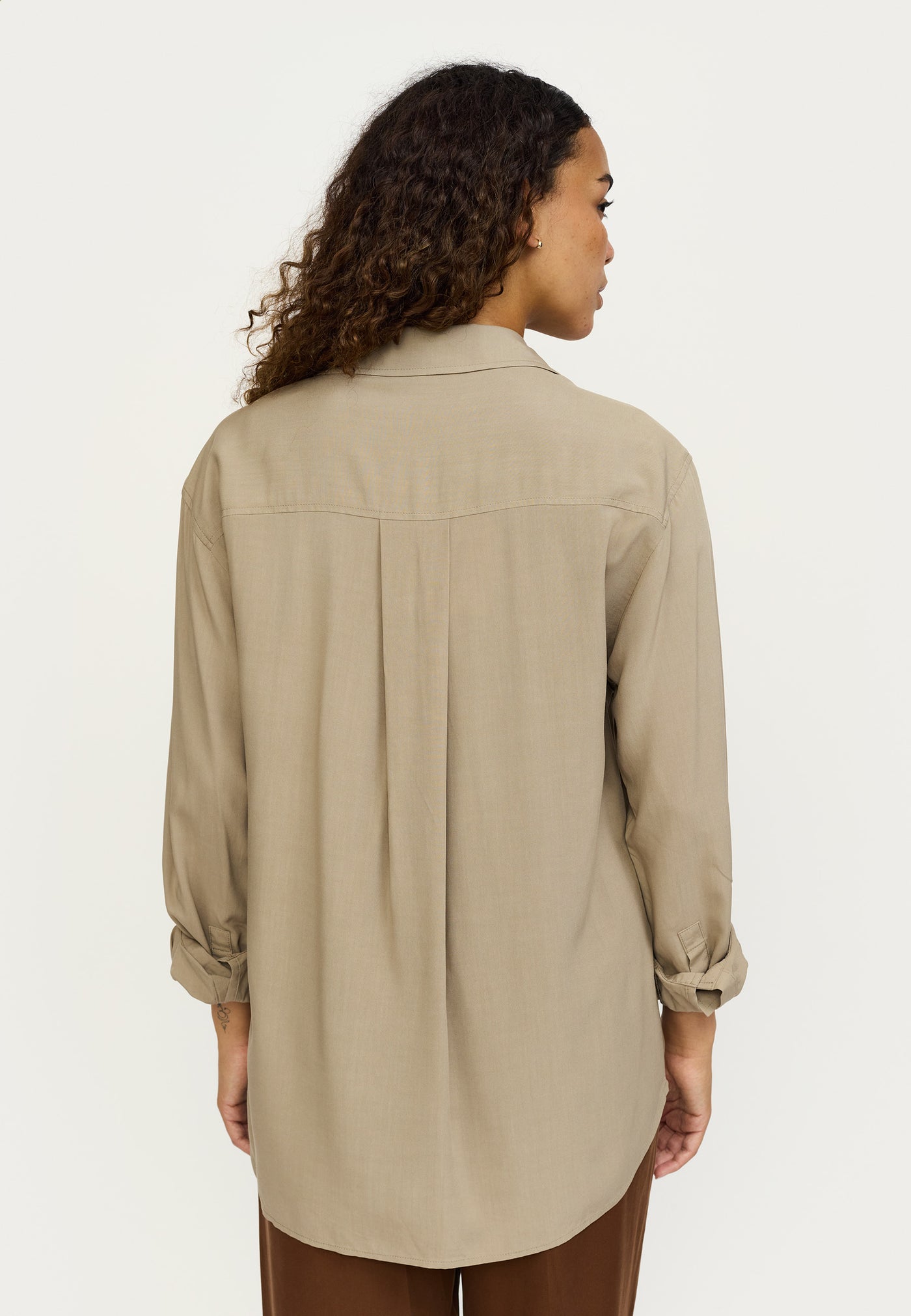 Soft Rebels SRFreedom Loose Shirt Shirts & Blouse 884 Greige