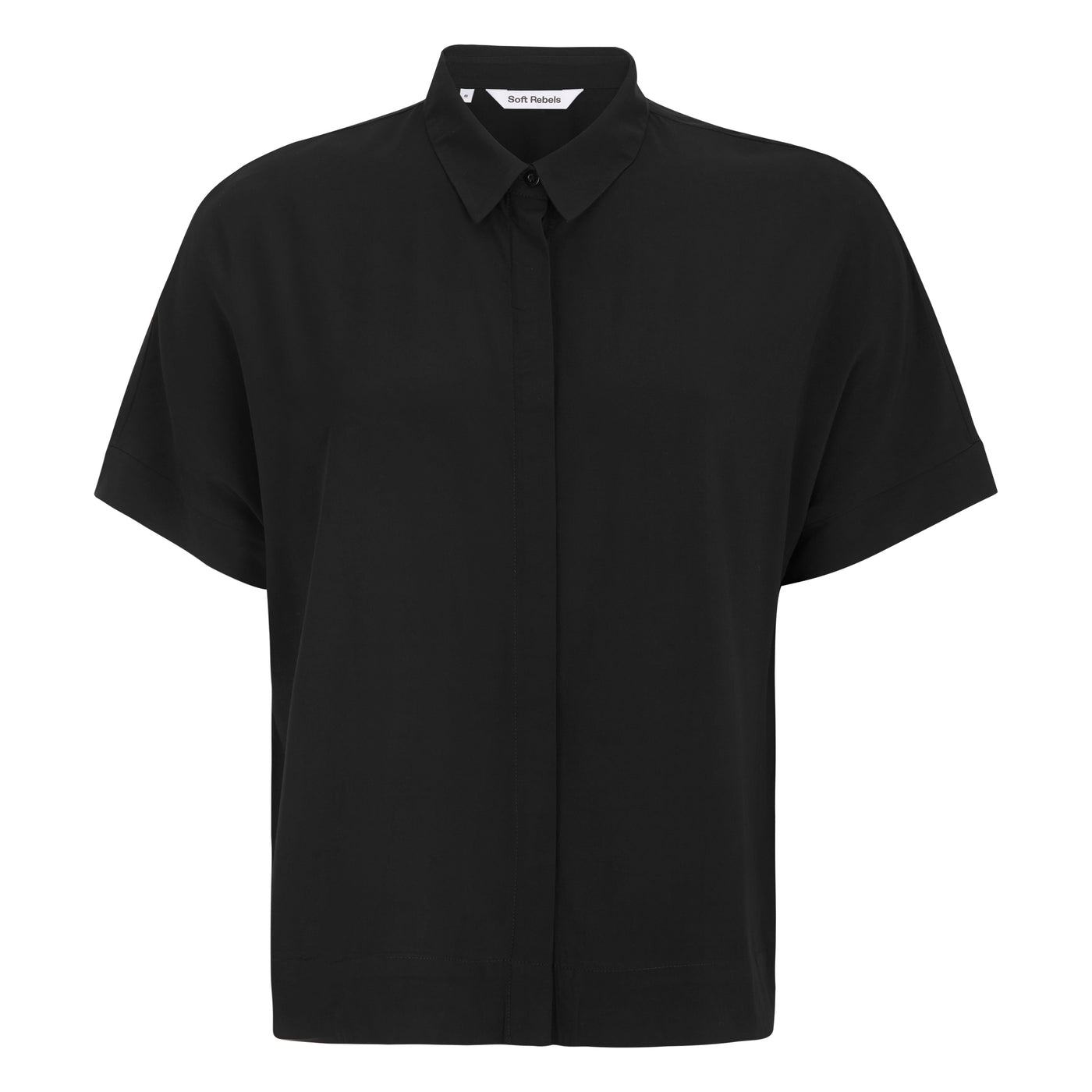 Soft Rebels SRFreedom SS Shirt Shirts & Blouse 001 Black