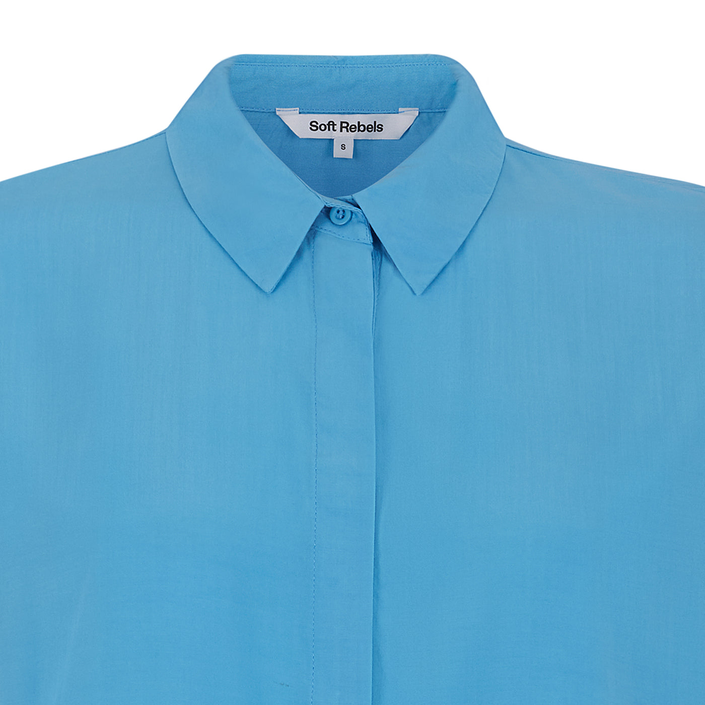 Soft Rebels SRFreedom SS shirt Shirts & Blouse 012 Azure Blue