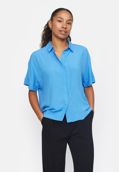 Soft Rebels SRFreedom SS Shirt Shirts & Blouse 099 Regatta