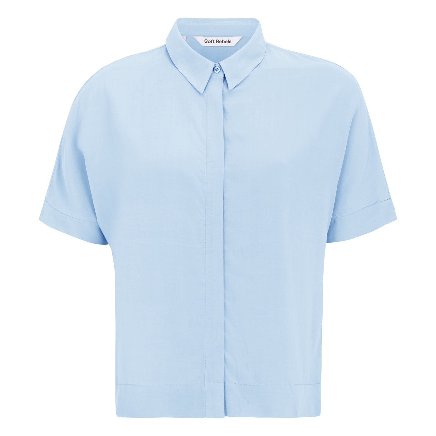 Soft Rebels SRFreedom SS Shirt Shirts & Blouse 241 Cashmere Blue