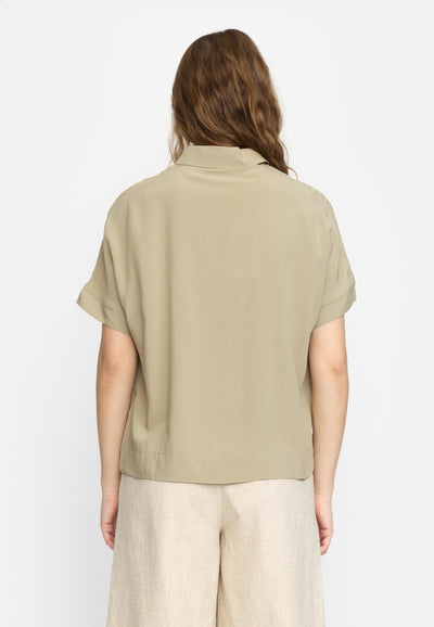 Soft Rebels SRFreedom SS Shirt Shirts & Blouse 673 Silver sage