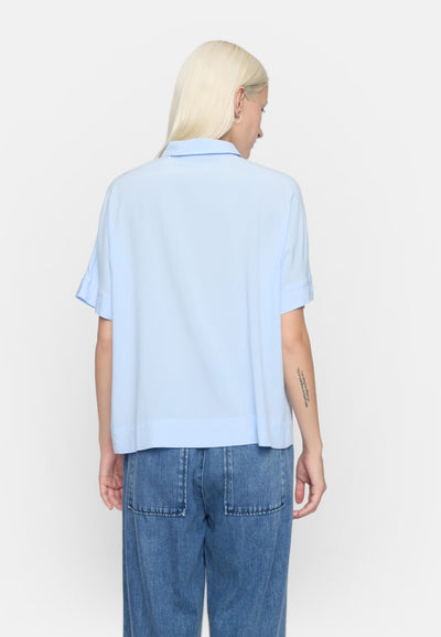 Soft Rebels SRFreedom SS Shirt Shirts & Blouse 241 Cashmere Blue