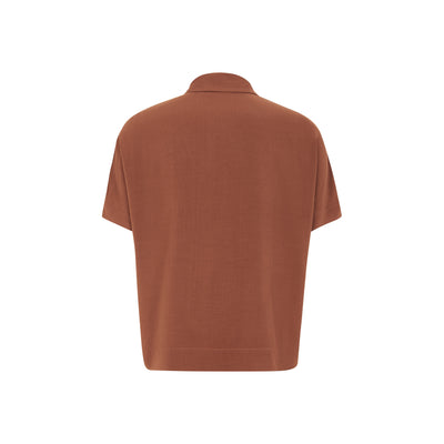 Soft Rebels SRFreedom SS Shirt Shirts & Blouse 870 Brandy Brown