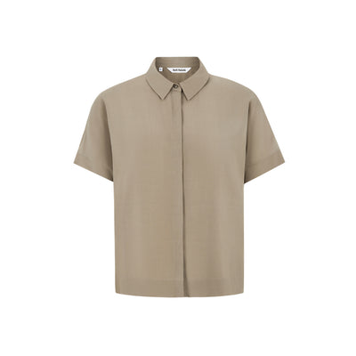 Soft Rebels SRFreedom SS Shirt Shirts & Blouse 884 Greige