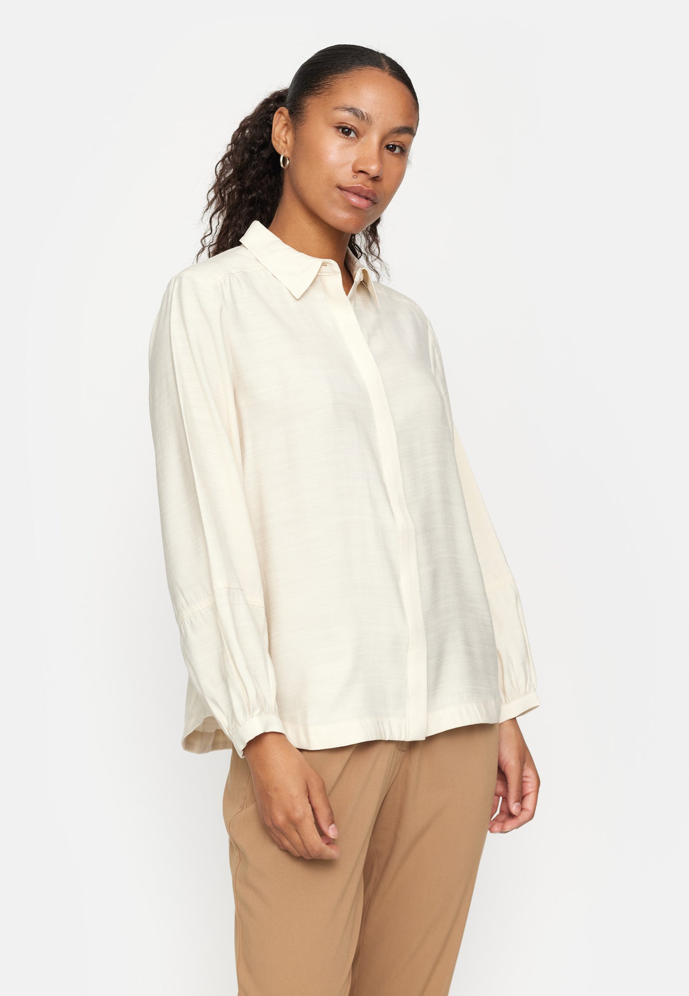 Soft Rebels SRHannah Shirt Shirts & Blouse 044 Whitecap Gray