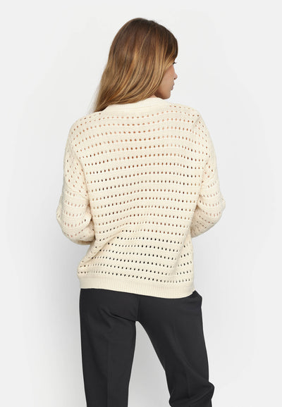 Soft Rebels  SRHennie Maren knit Knitwear 044 Whitecap Gray