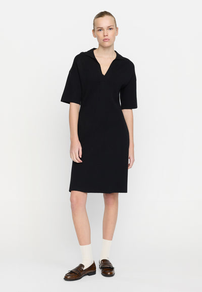 Soft Rebels SRHenrietta Polo Dress knit Dresses & jumpsuits 001 Black