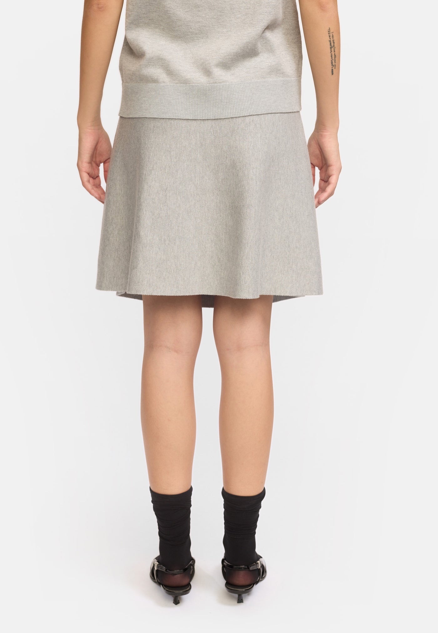 Soft Rebels SRHenrietta Short Skirt Skirts & shorts 003 Light Grey Melange