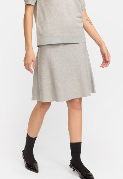 Soft Rebels SRHenrietta Short Skirt Skirts & shorts 003 Light Grey Melange