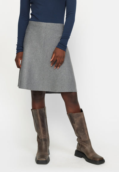Soft Rebels SRHenrietta Short Skirt Skirts & shorts 053 Medium Grey Melange