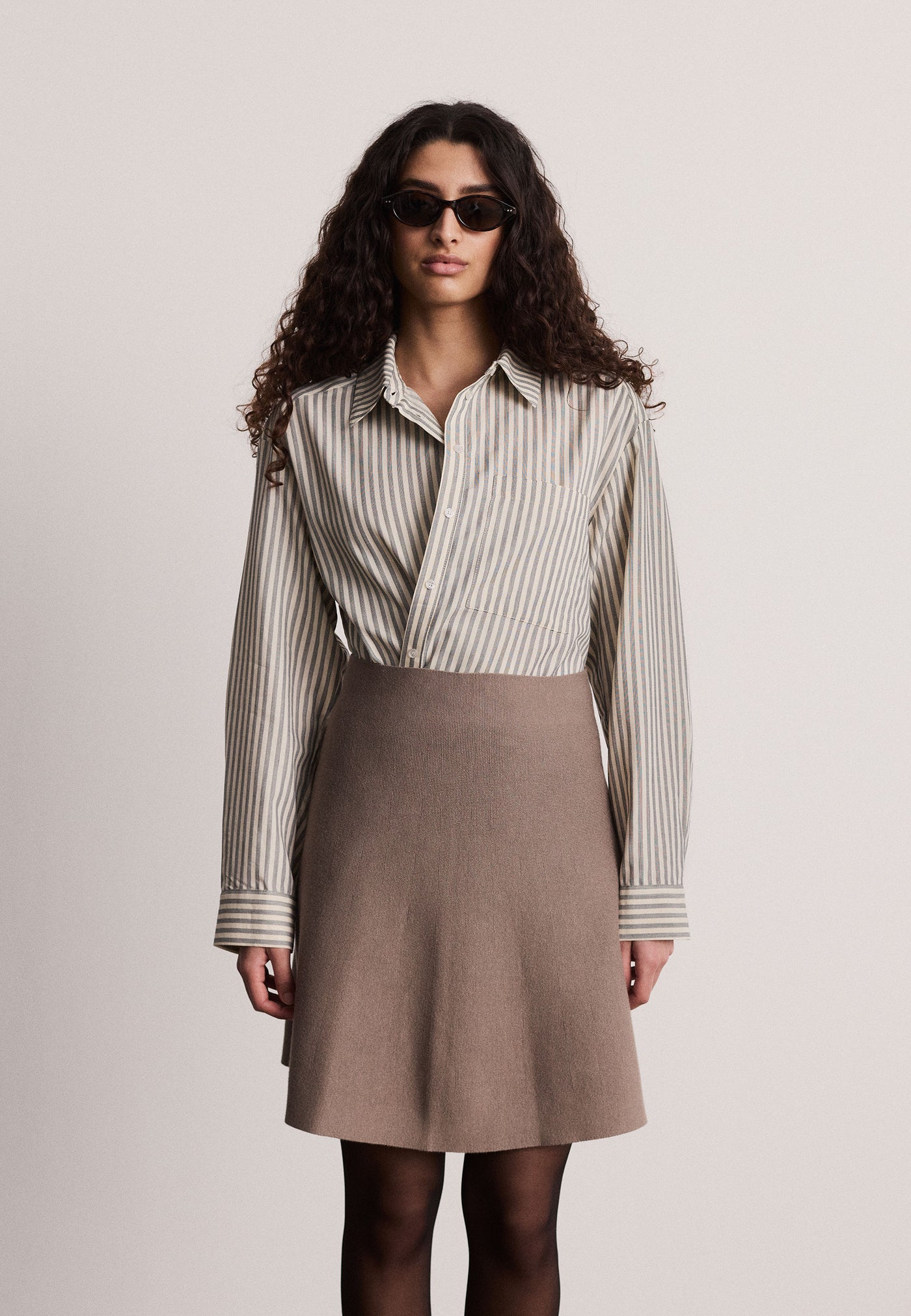 Soft Rebels SRHenrietta Short Skirt Skirts & shorts 884 Greige