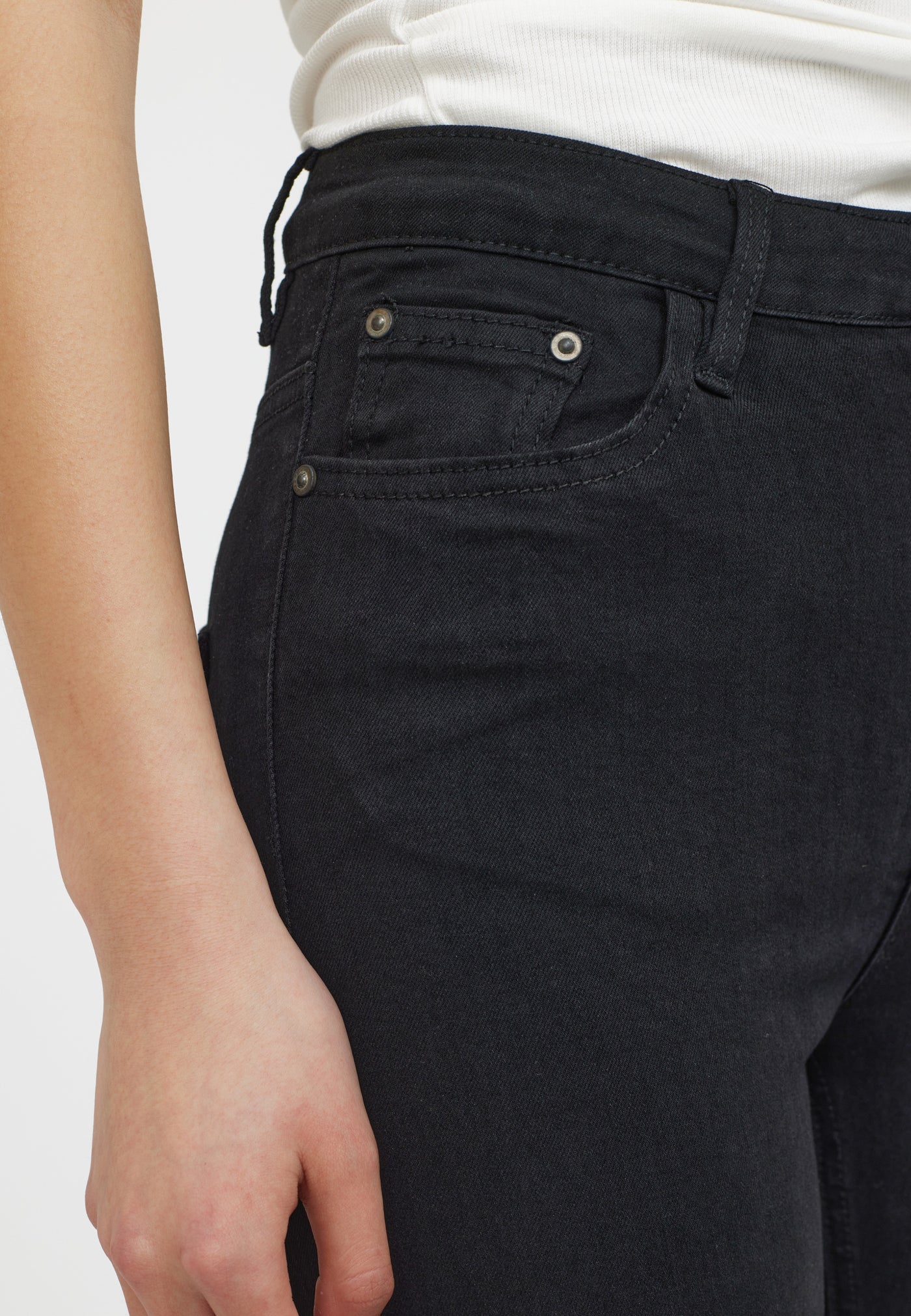 Soft Rebels SRHighwaist Slim Jeans Black Jeans 001 Black