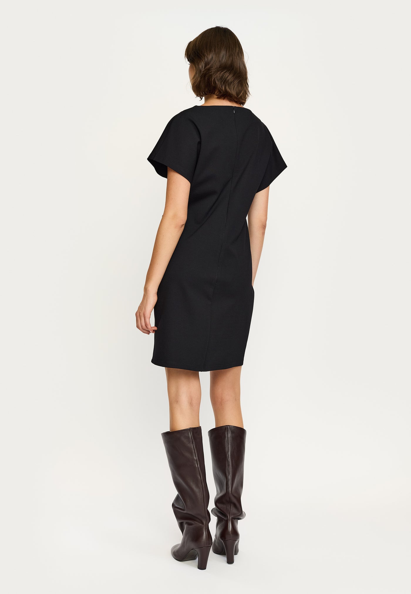 Soft Rebels SRHuma Draped Dress Dresses & jumpsuits 001 Black
