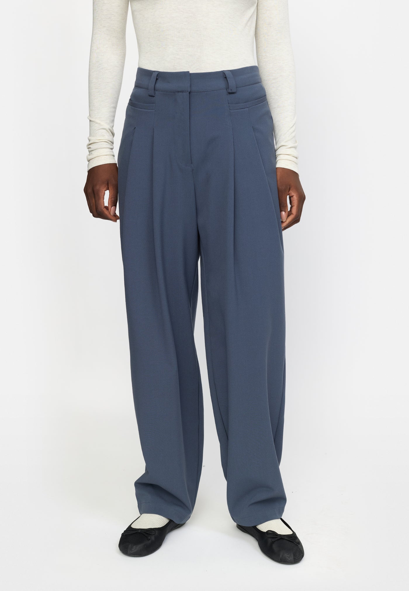 Soft Rebels SRJen Pant - GRS Pants 271 Ombre Blue Melange