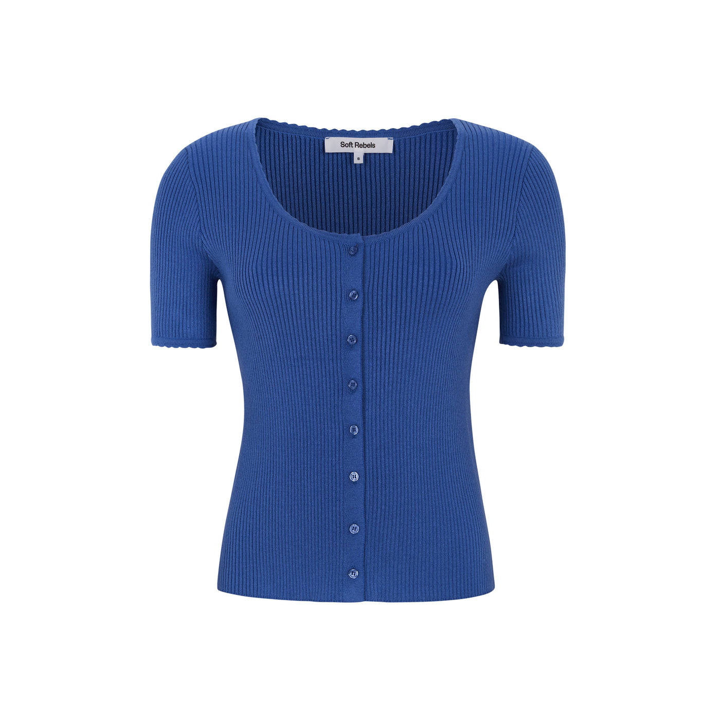 Soft Rebels SRJesse Blouse Knit Knitwear 094 Amparo Blue