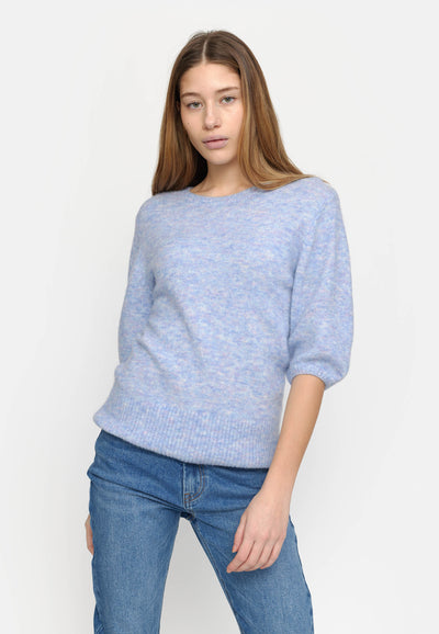 Soft Rebels  SRJuma Allison Knit Knitwear 569 Hydrangea