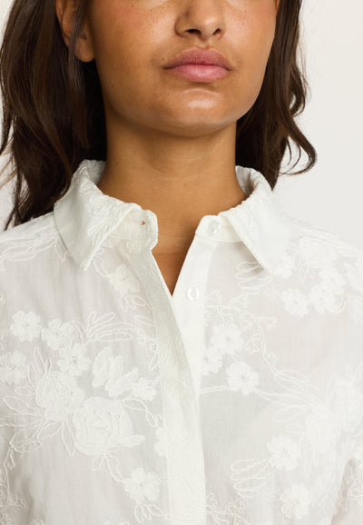 Soft Rebels SRJune Veronica Shirt Shirts & Blouse 002 Snow White