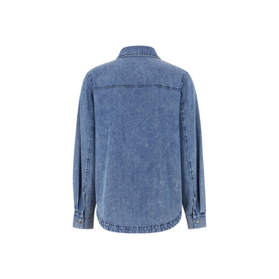 Soft Rebels SRKeira Blouse Shirts & Blouse 030 Dark Blue Denim