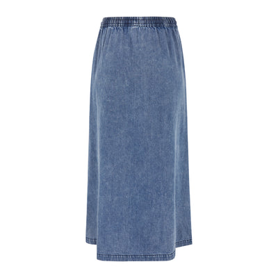 Soft Rebels SRKeira Midi Skirt Skirts & shorts 030 Dark Blue Denim