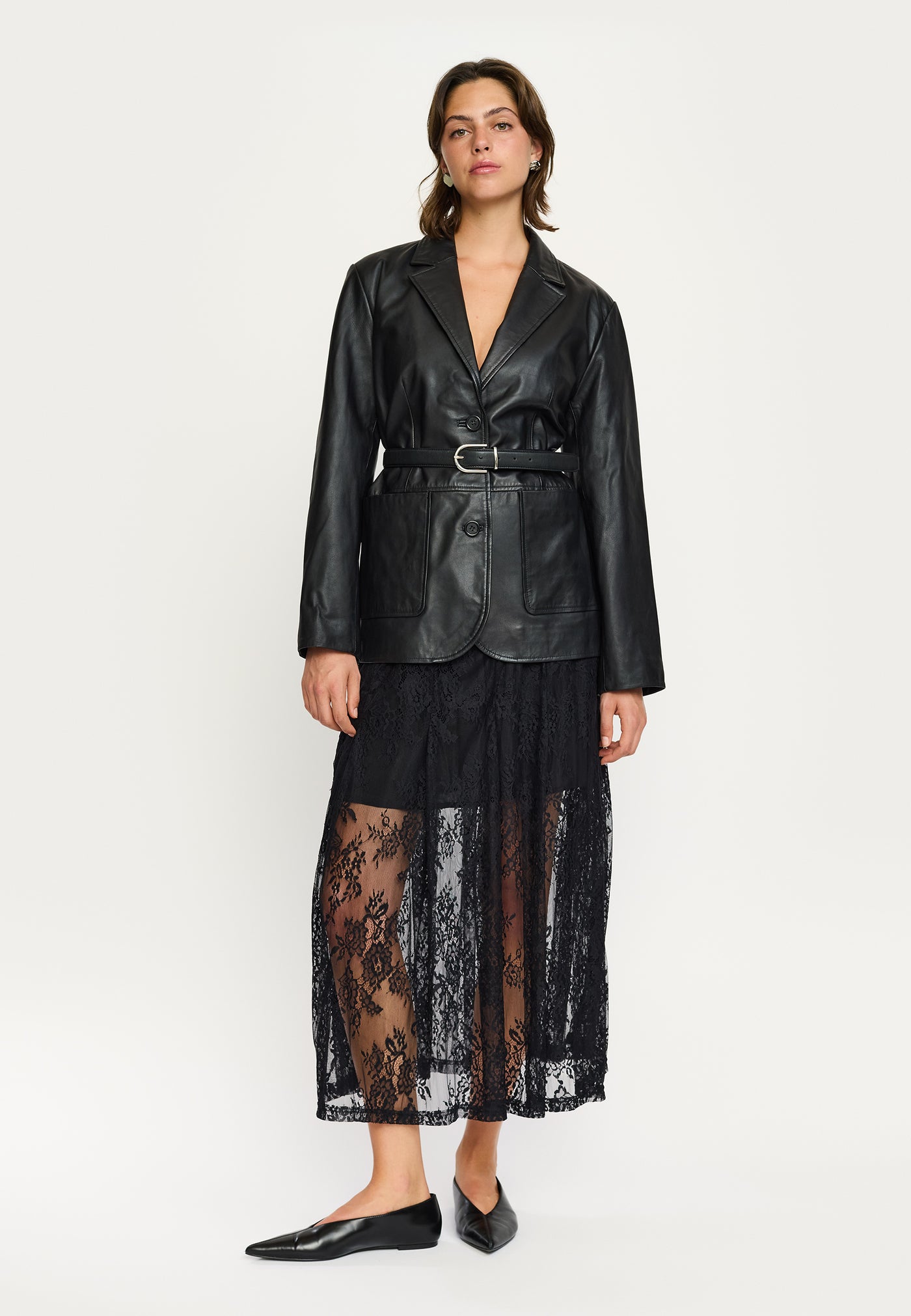 Soft Rebels SRLaurel Midi Skirt Skirts & shorts 001 Black