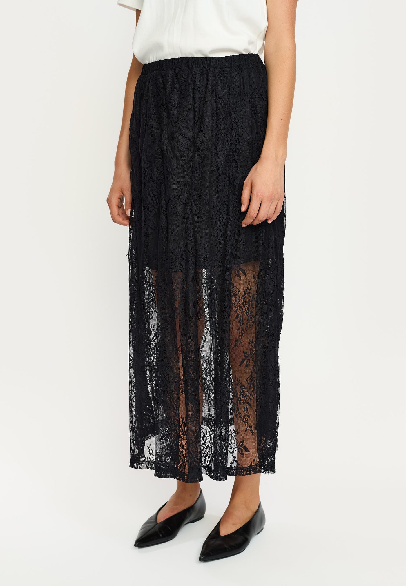 Soft Rebels SRLaurel Midi Skirt Skirts & shorts 001 Black