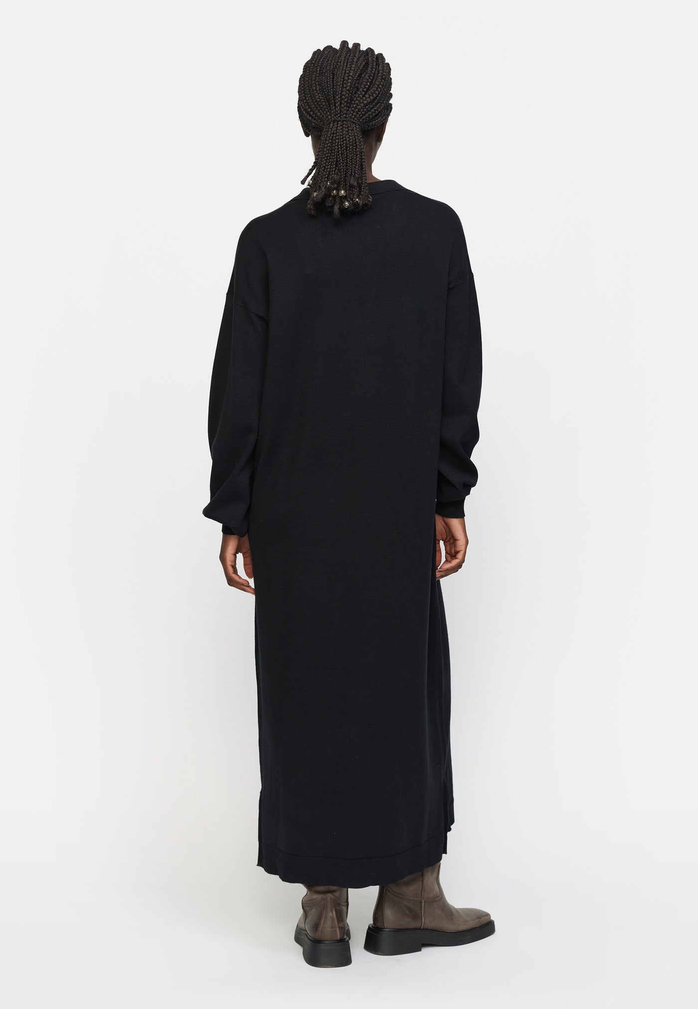 Soft Rebels SRLea Polo Midi Dress Knit Dresses & jumpsuits 001 Black