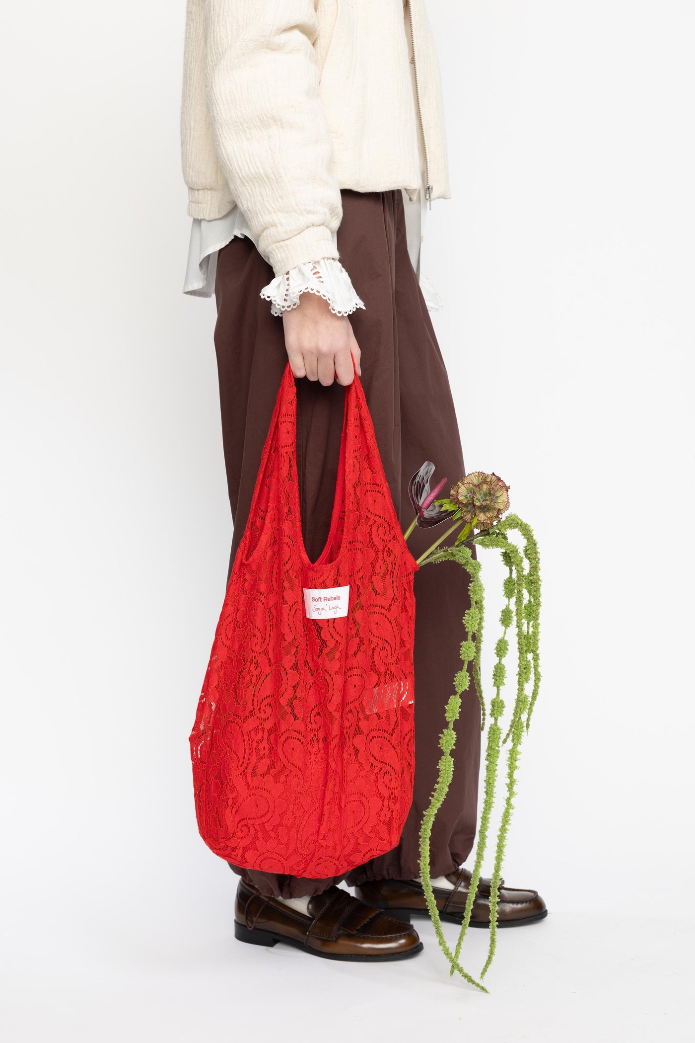 Soft Rebels SRLizzy Lace Bag Accessories 181 Racing Red