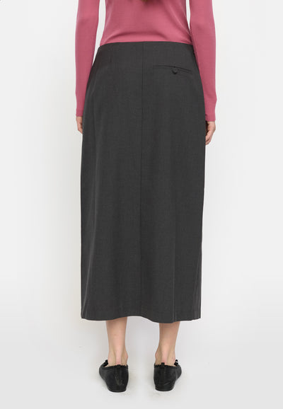 Soft Rebels SRLori Midi Skirt - GRS Skirts & shorts 279 Dark Grey Melange