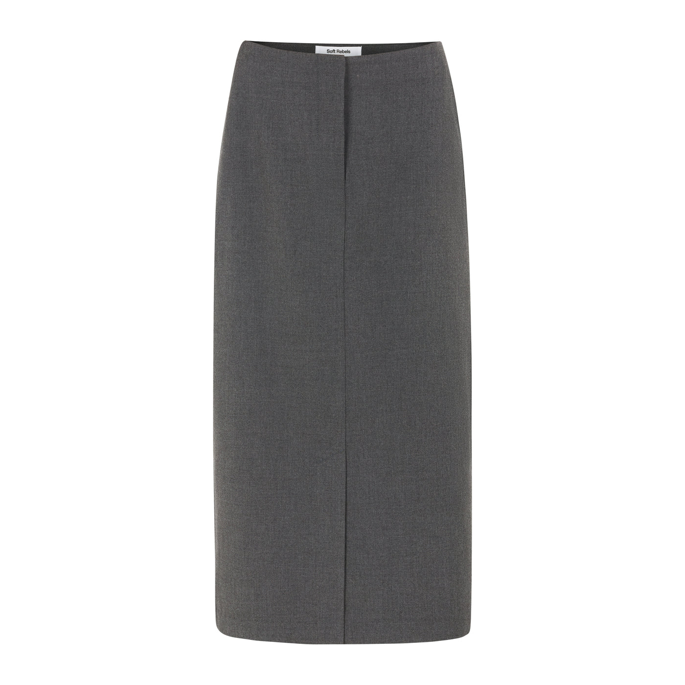 Soft Rebels SRLori Midi Skirt - GRS Skirts & shorts 279 Dark Grey Melange