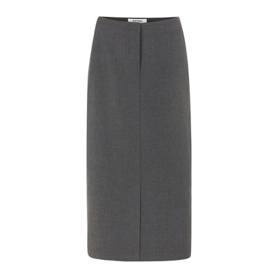 Soft Rebels SRLori Midi Skirt - GRS Skirts & shorts 279 Dark Grey Melange