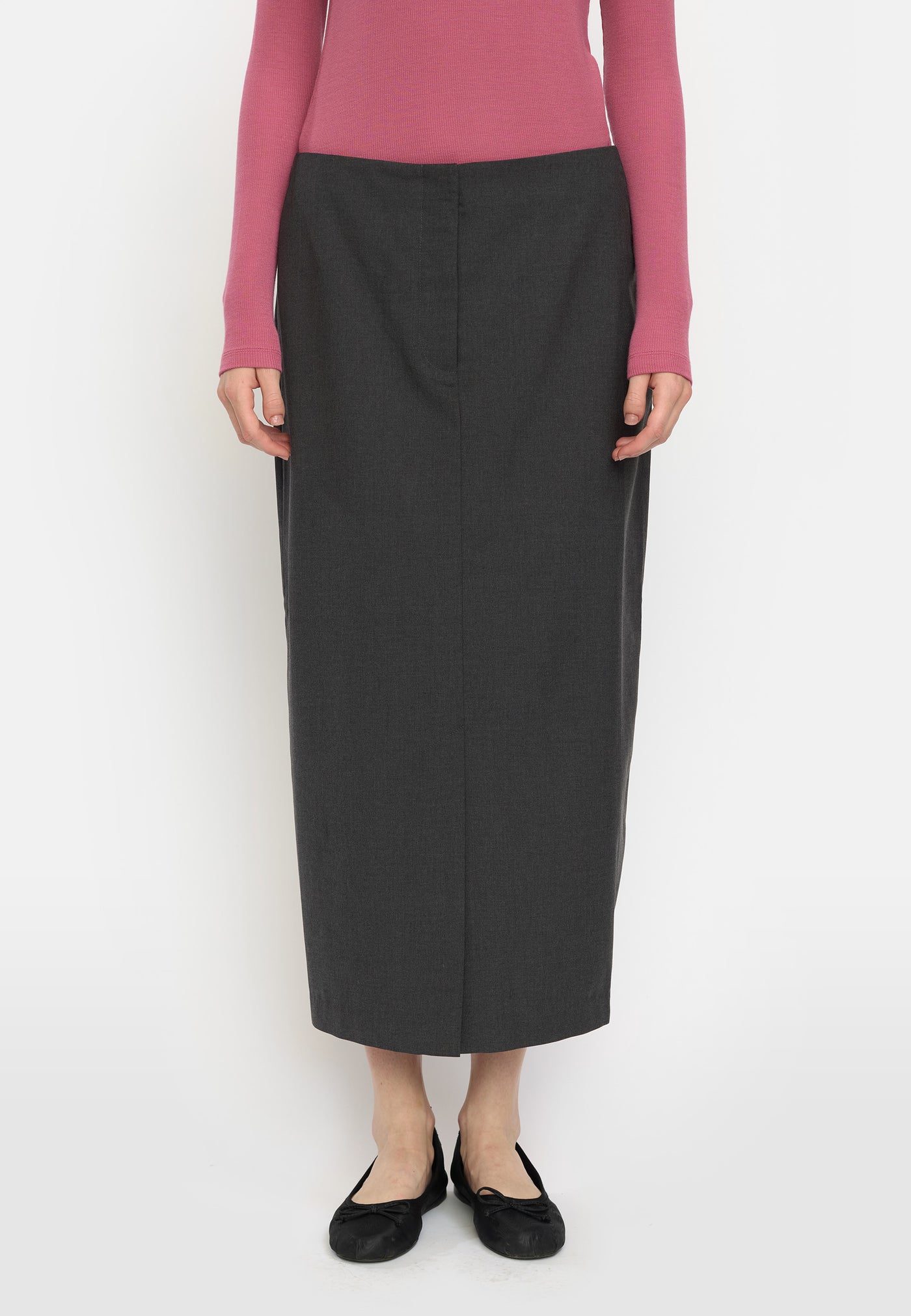 Soft Rebels SRLori Midi Skirt - GRS Skirts & shorts 279 Dark Grey Melange