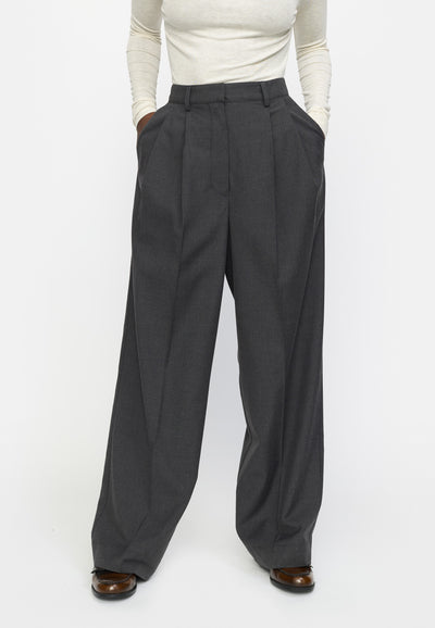 Soft Rebels SRLori Pant - GRS Pants 279 Dark Grey Melange