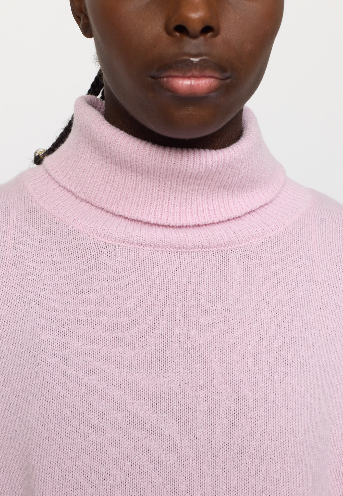 Soft Rebels SRLuni Rollneck Knit Knitwear 261 Roseate Spoonbill Melange