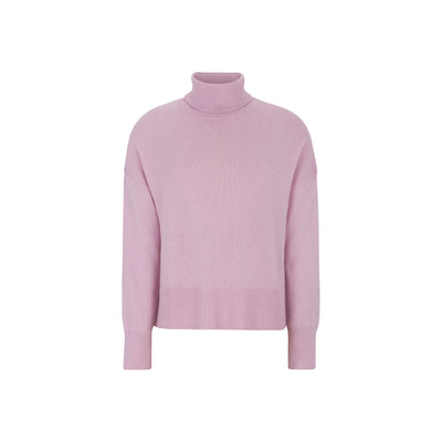 Soft Rebels SRLuni Rollneck Knit Knitwear 261 Roseate Spoonbill Melange