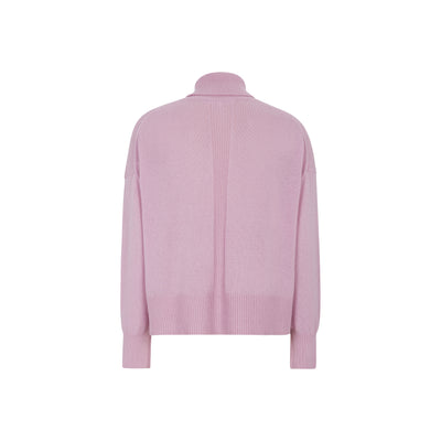 Soft Rebels SRLuni Rollneck Knit Knitwear 261 Roseate Spoonbill Melange