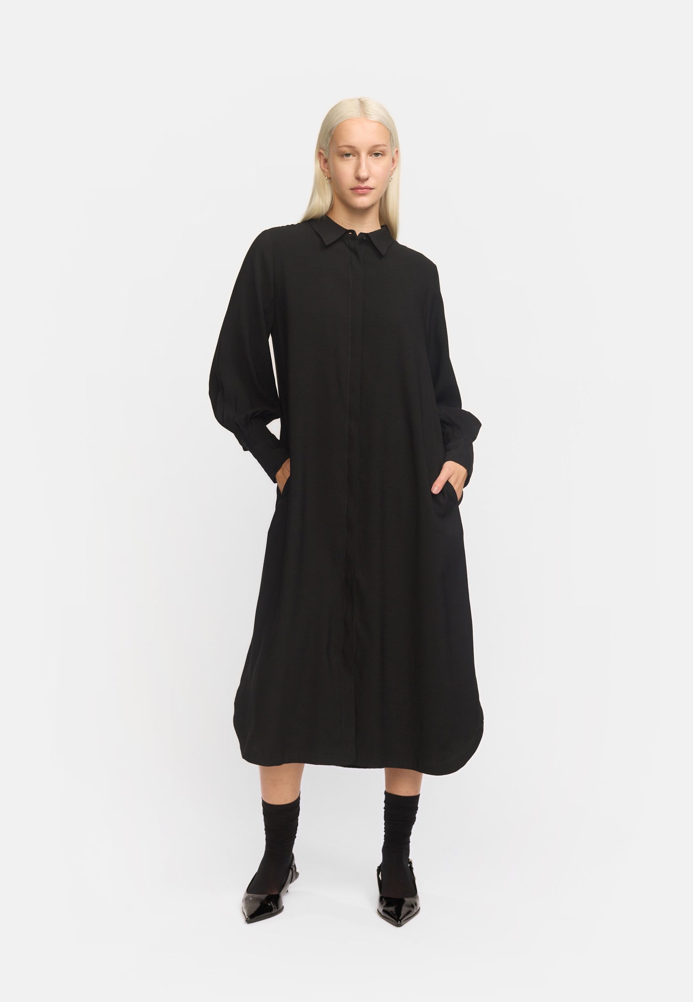 Soft Rebels SRLura Midi Dress Dresses & jumpsuits 001 Black