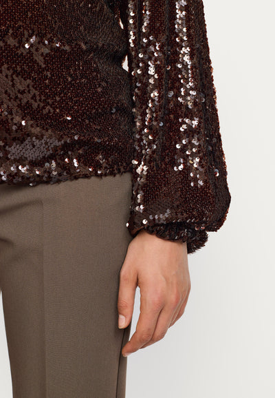 Soft Rebels SRMaddison Blouse Shirts & Blouse 664 Coffee Bean