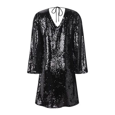 Soft Rebels SRMaddison V-Neck Dress Dresses & jumpsuits 001 Black