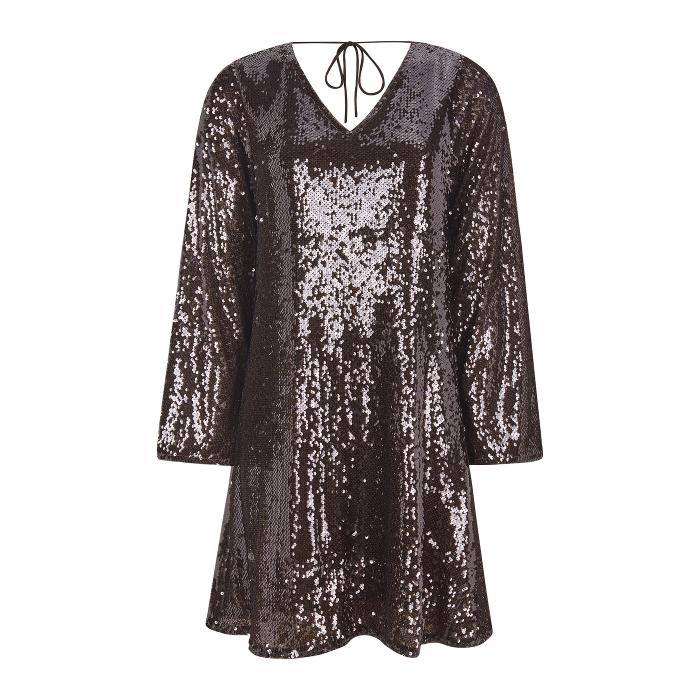 Soft Rebels SRMaddison V-Neck Dress Dresses & jumpsuits 664 Coffee Bean