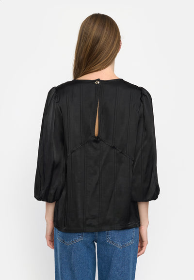 Soft Rebels SRMadelyn Blouse Shirts & Blouse 291 Striped Jacquard Black