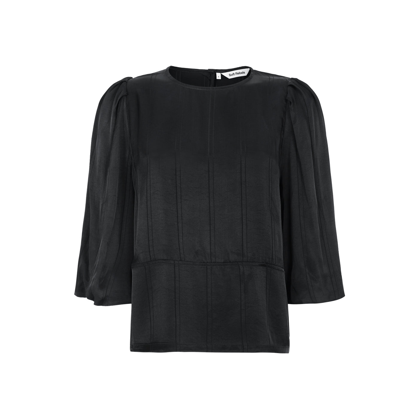 Soft Rebels SRMadelyn Blouse Shirts & Blouse 291 Striped Jacquard Black