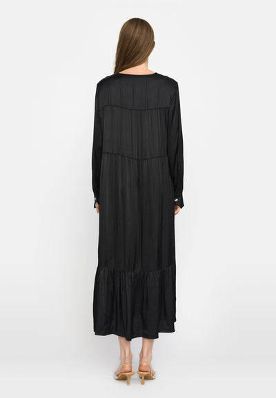 Soft Rebels SRMadelyn Freja Dress Dresses & jumpsuits 291 Striped Jacquard Black