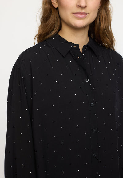 Soft Rebels SRMargot Dot Shirt Shirts & Blouse 656 Black